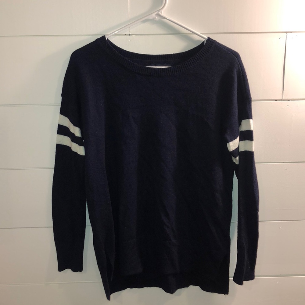 Navy sweater